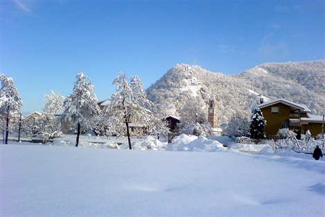 Chiusa Pesio innevata