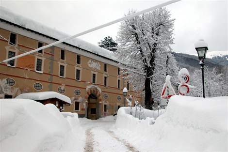 La Certosa innevata